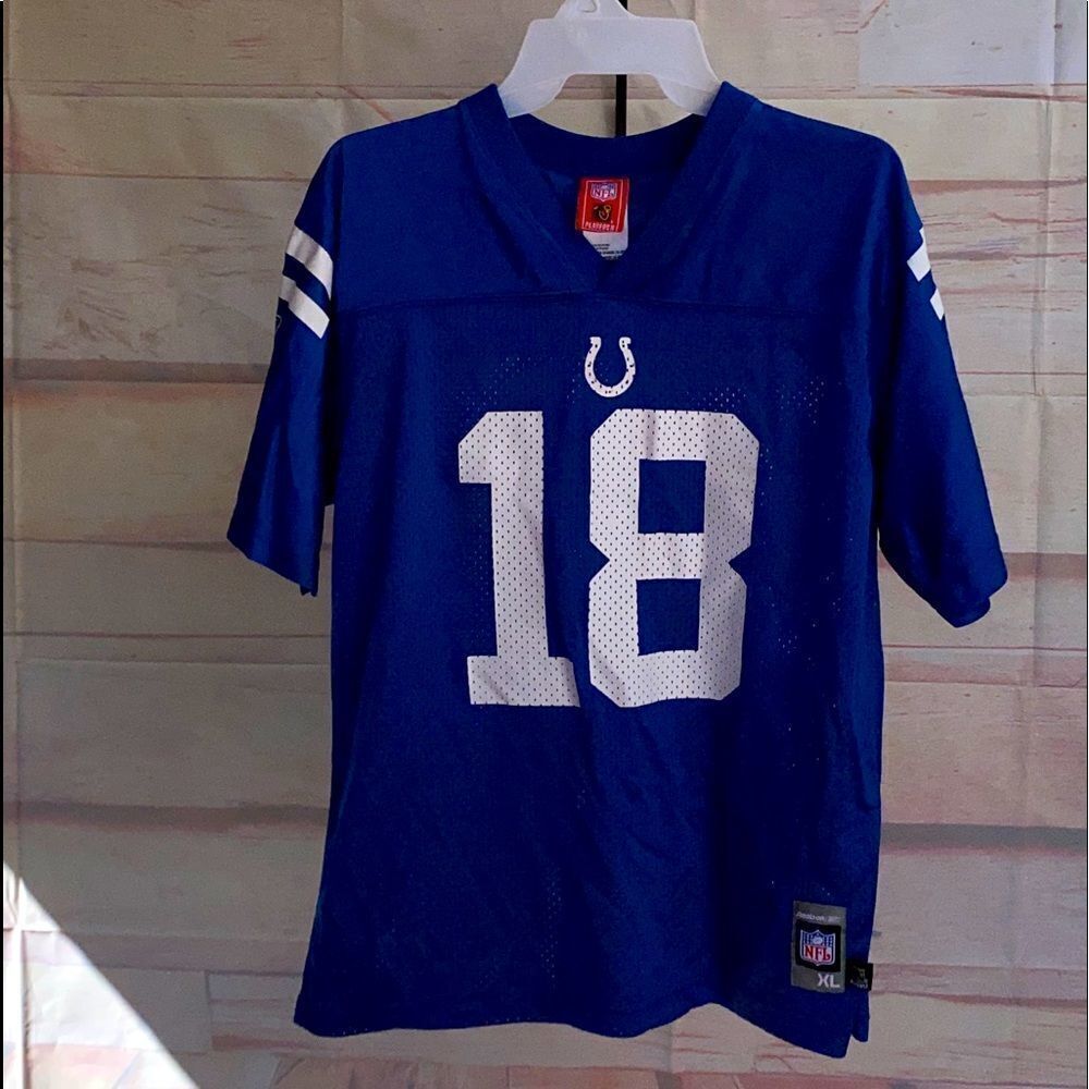 Boys sz XL NWOT Colts Manning NFL jersey